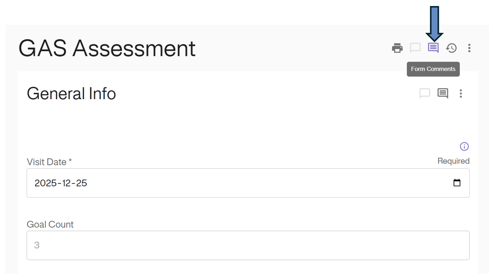 Comment Saved Indicator